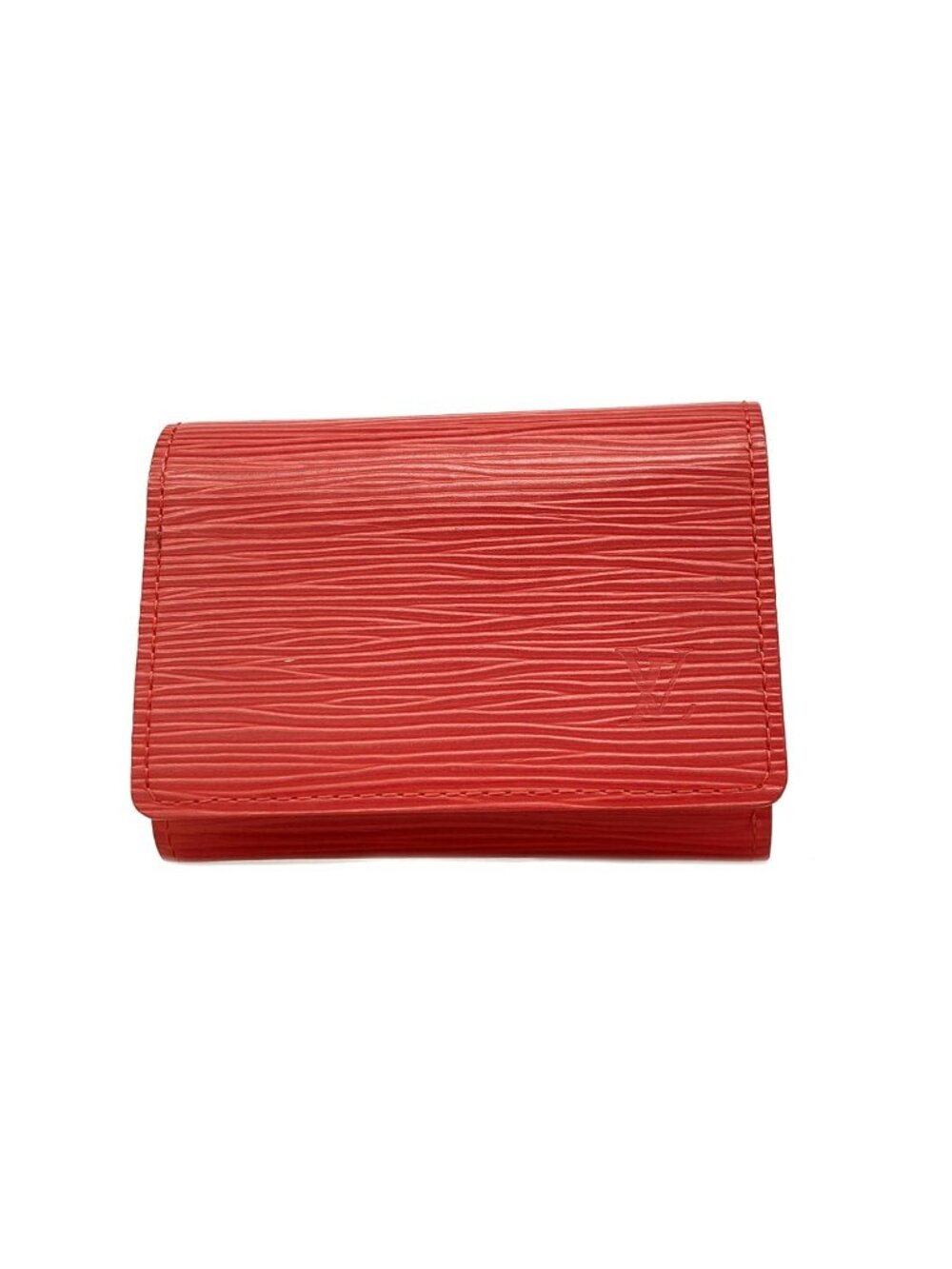 Louis Vuitton Business Card Case Epi Envelope Holder Rouge